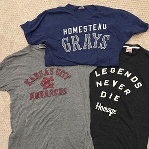 Baseball T-Shirts Bundle - Homage and Charlie Hustle